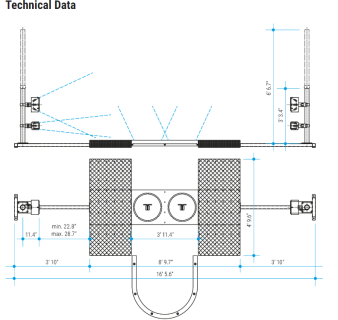 chassis wash technical data diagram